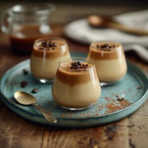 Panna Cotta Café et Caramel