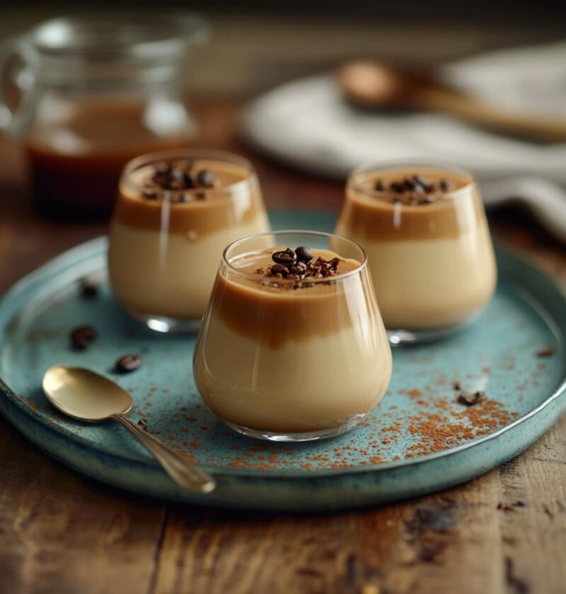 Panna Cotta Café et Caramel