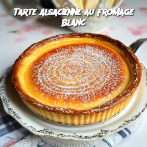 Tarte Alsacienne au Fromage Blanc